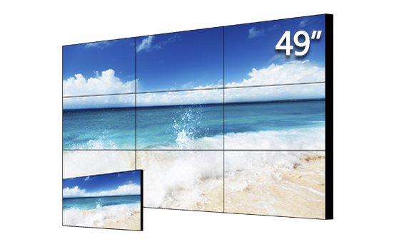 Đơn vị ghép màn hình tinh thể lỏng LED sáng tiêu chuẩn 49 inch, khe hở 3,5mm