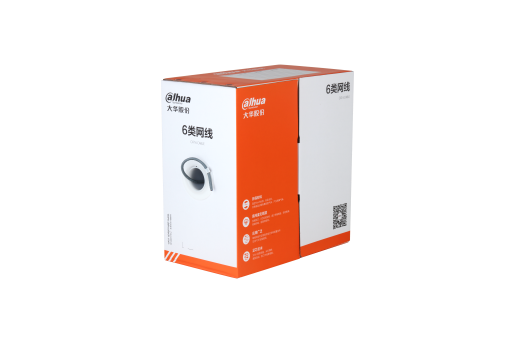 Dây mạng loại 6 không màn hình ngoài trời phân phối Đại Hoa - màu xám - 305 mét