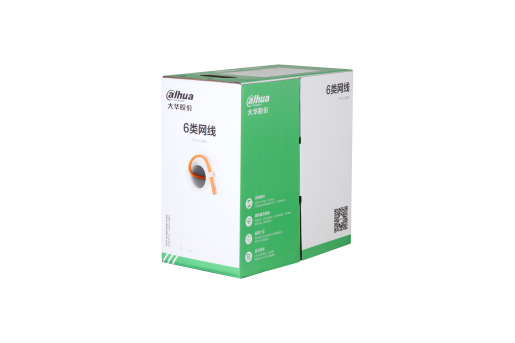 Dây mạng Cat6 không xoắn không bảo vệ trong nhà phân phối Đại Hoa - màu cam - 305m